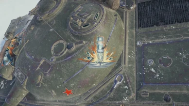 Проекционная декаль «Бац-бац! И в точку!» за тестирование на Песочнице 2021 в World of Tanks