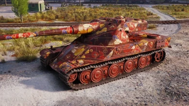 2D-стиль кастомизации «Лунный бык» из марафона «Лунная охота» в World of Tanks