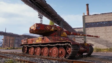 2D-стиль кастомизации «Лунный бык» из марафона «Лунная охота» в World of Tanks