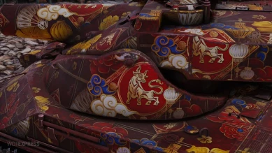 2D-стиль кастомизации «Лунный бык» из марафона «Лунная охота» в World of Tanks