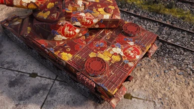 2D-стиль кастомизации «Лунный бык» из марафона «Лунная охота» в World of Tanks