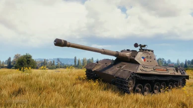 Скриншоты танка Škoda T 45 из обновления 1.12 World of Tanks