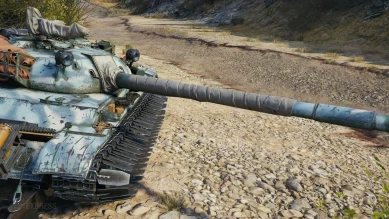 Историчный 3D-стиль «Ледокол» на танк 121 из обновления 1.12 World of Tanks