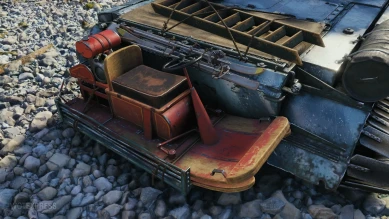 Историчный 3D-стиль «Ледокол» на танк 121 из обновления 1.12 World of Tanks