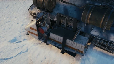 Историчный 3D-стиль «Белый медведь» на танк Объект 705А из обновления 1.12 в World of Tanks