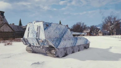 2D-стиль «Снежная пустыня» для 4 сезона Боевого пропуска в World of Tanks