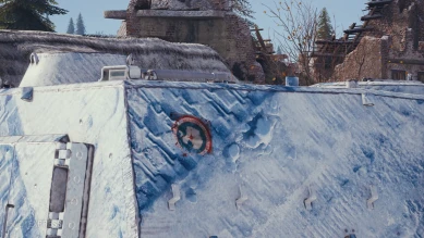 2D-стиль «Снежная пустыня» для 4 сезона Боевого пропуска в World of Tanks