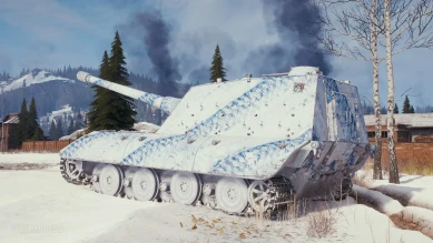 2D-стиль «Снежная пустыня» для 4 сезона Боевого пропуска в World of Tanks