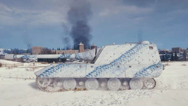 2D-стиль «Снежная пустыня» для 4 сезона Боевого пропуска в World of Tanks