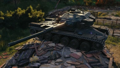 Пятый тест танка Strv K на супертесте World of Tanks