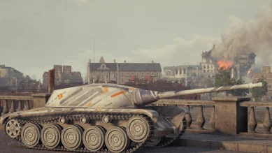 2D-стиль «Пьедестал: серебро» из патча 1.12.1 в World of Tanks