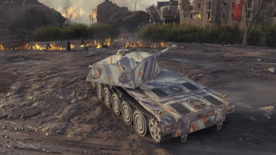 2D-стиль «Пьедестал: серебро» из патча 1.12.1 в World of Tanks