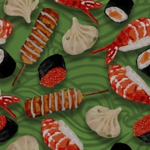 Новая серия камуфляжей «Восточная кухня» из патча 1.12.1 World of Tanks