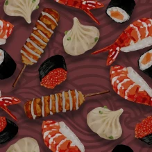 Новая серия камуфляжей «Восточная кухня» из патча 1.12.1 World of Tanks