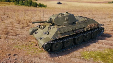 Скриншоты танка Т-34 образца 1940 года с супертеста World of Tanks