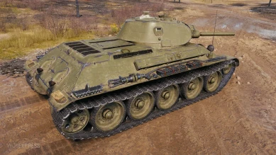 Скриншоты танка Т-34 образца 1940 года с супертеста World of Tanks