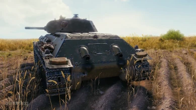 Скриншоты танка Т-34 образца 1940 года с супертеста World of Tanks