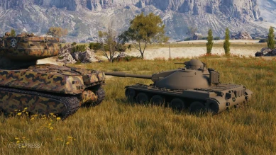 Скриншоты танка ASTRON Rex 105 mm с супертеста World of Tanks