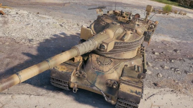 Историчный 3D-стиль «Шарль Мартель» для AMX 50 B в World of Tanks