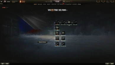 ТНХ 105/1000 — будущий 8 лвл подветки Чехословакии в World of Tanks