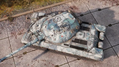 Наградной камуфляж: «Физическая карта: зимний» из патча 1.13 World of Tanks