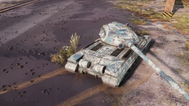 Наградной камуфляж: «Физическая карта: зимний» из патча 1.13 World of Tanks