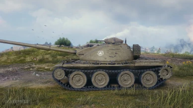 Скриншоты танка ASTRON Rex 105 mm с супертеста World of Tanks