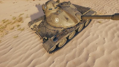 Финальная модель танка ASTRON Rex 105 mm в World of Tanks