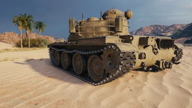 Финальная модель танка ASTRON Rex 105 mm в World of Tanks