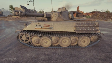Финальная модель подарочного танка VK 28.01 mit 10,5 cm L/28 в World of Tanks