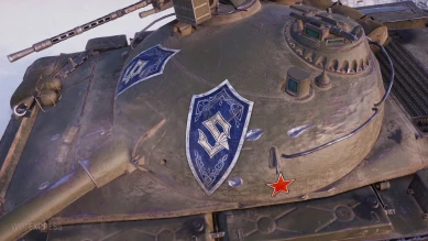 Декаль «Каплевидный S-щит» за марафон «Дух войны» в World of Tanks