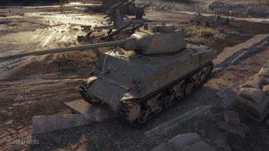 Скриншоты и изменения ТТХ танка M4A2 T-34 в World of Tanks