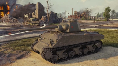 Скриншоты и изменения ТТХ танка M4A2 T-34 в World of Tanks