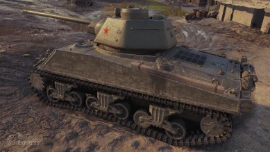 Скриншоты и изменения ТТХ танка M4A2 T-34 в World of Tanks