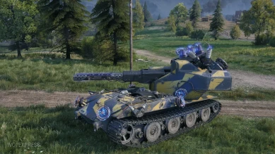 Редкий босс: Blitzträger auf E 220 из фан-режима «Возвращение Ваффентрагера» в World of Tanks