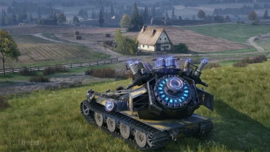 Редкий босс: Blitzträger auf E 220 из фан-режима «Возвращение Ваффентрагера» в World of Tanks