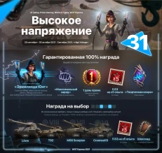 Вышел 31 набор «Высокое напряжение» Prime Gaming World of Tanks Вышел 31 набор «Высокое напряжение» Prime Gaming World of Tanks