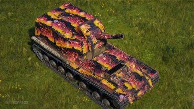 Камуфляж «Ночь фейерверков» патча 1.14.1 в World of Tanks