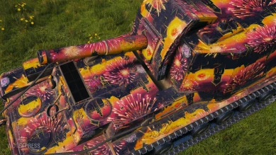 Камуфляж «Ночь фейерверков» патча 1.14.1 в World of Tanks