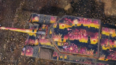 Камуфляж «Ночь фейерверков» патча 1.14.1 в World of Tanks