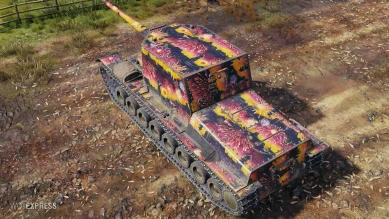 Камуфляж «Ночь фейерверков» патча 1.14.1 в World of Tanks