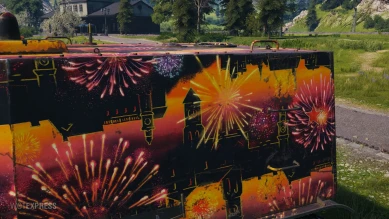 Камуфляж «Ночь фейерверков» патча 1.14.1 в World of Tanks