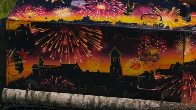 Камуфляж «Ночь фейерверков» патча 1.14.1 в World of Tanks