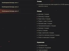 Акция «Освобождение Белграда» на эти выходные в World of Tanks