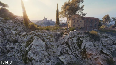 Скрытые изменения на карте Монастырь часть 2 в обновлении 1.14.1 World of Tanks