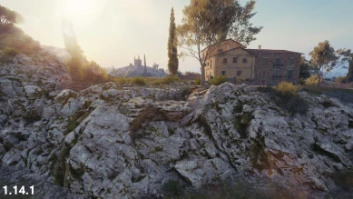 Скрытые изменения на карте Монастырь часть 2 в обновлении 1.14.1 World of Tanks
