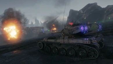 Скриншоты игровой локации для события «Мирный: Надежда» в World of Tanks