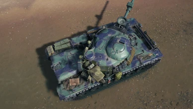 Историчный 3D-стиль «Хэлрейзер» для танка M60 в World of Tanks