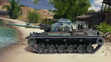 Историчный 3D-стиль «Хэлрейзер» для танка M60 в World of Tanks