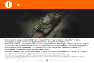 Правила компенсаций, при «перекопках» в древе СССР 9.22 WOT. 